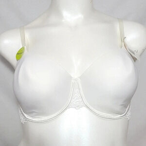 38DD Maidenform 7519‎ Flex to Fit Full Support Lace Trim Underwire Bra White NWT